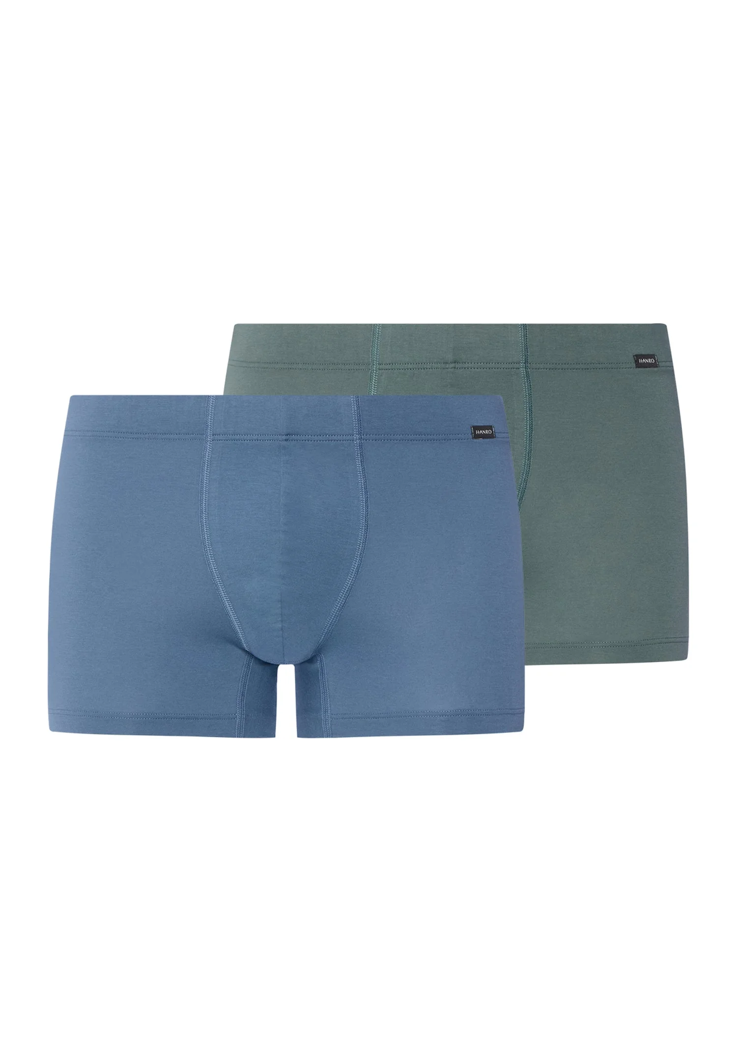 Cotton Essentials 2-Pack Cotton Boxer Briefs With Covered Waistband - 1