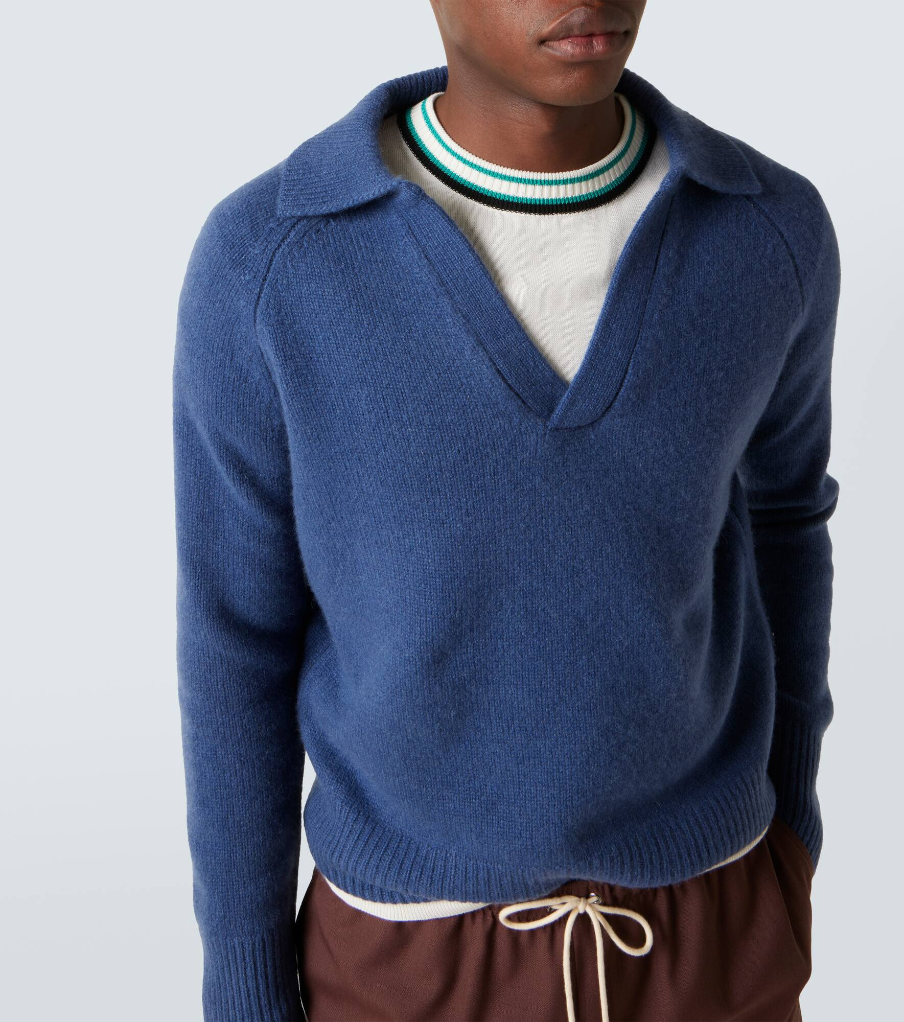 Mr Clifton Gate cashmere polo sweater - 5