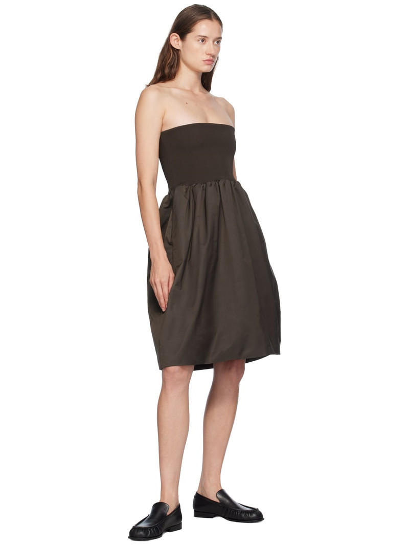 AMOMENTO shirred high-waisted skirt outlook