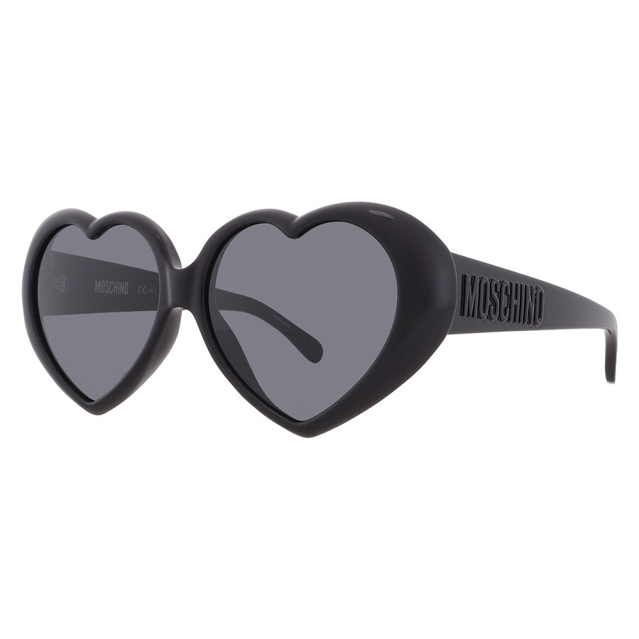 Moschino Grey Irregular Ladies Sunglasses MOS128/S 0807/IR 56 - 2