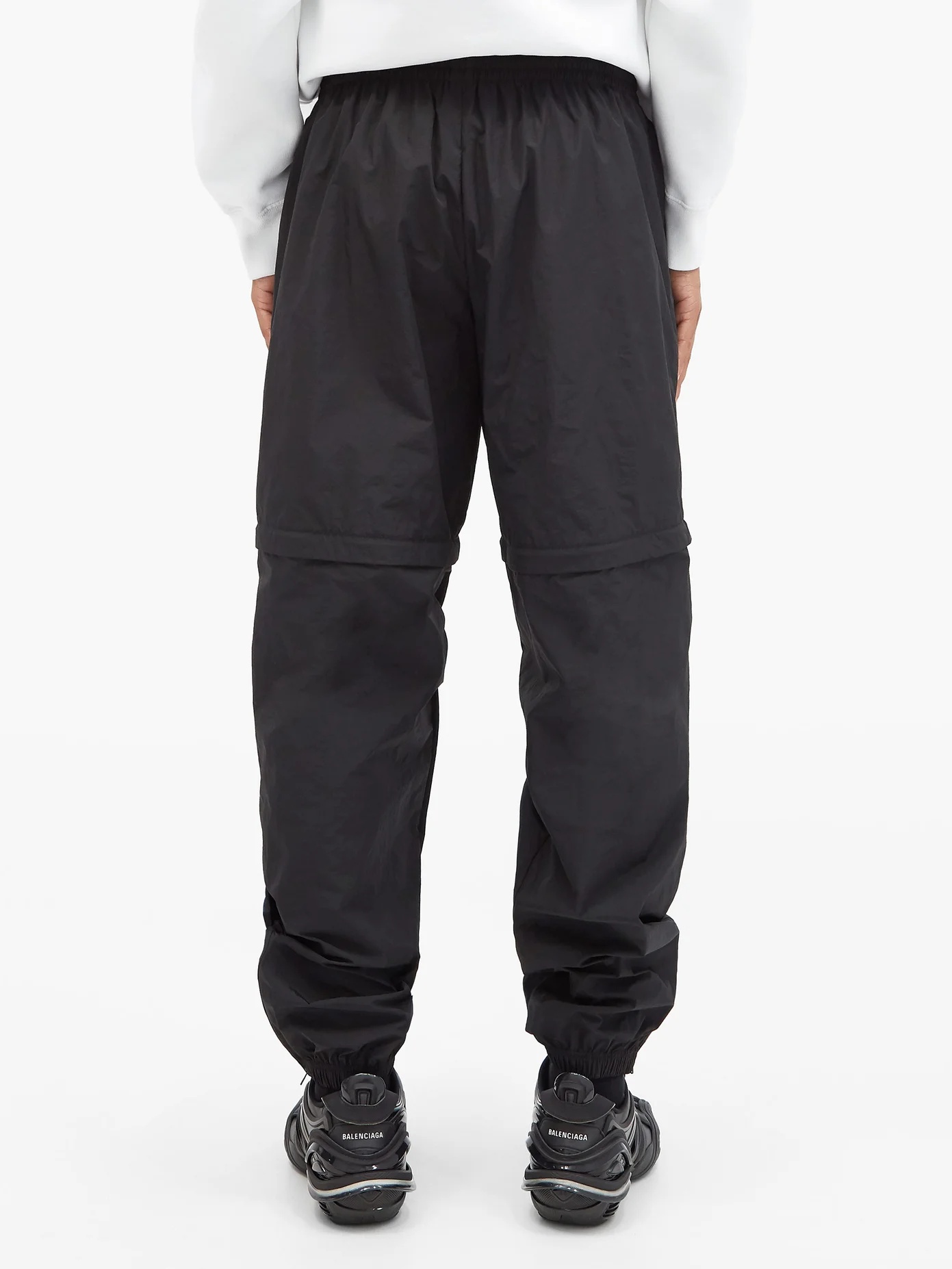 Zip-leg technical-shell track pants - 5