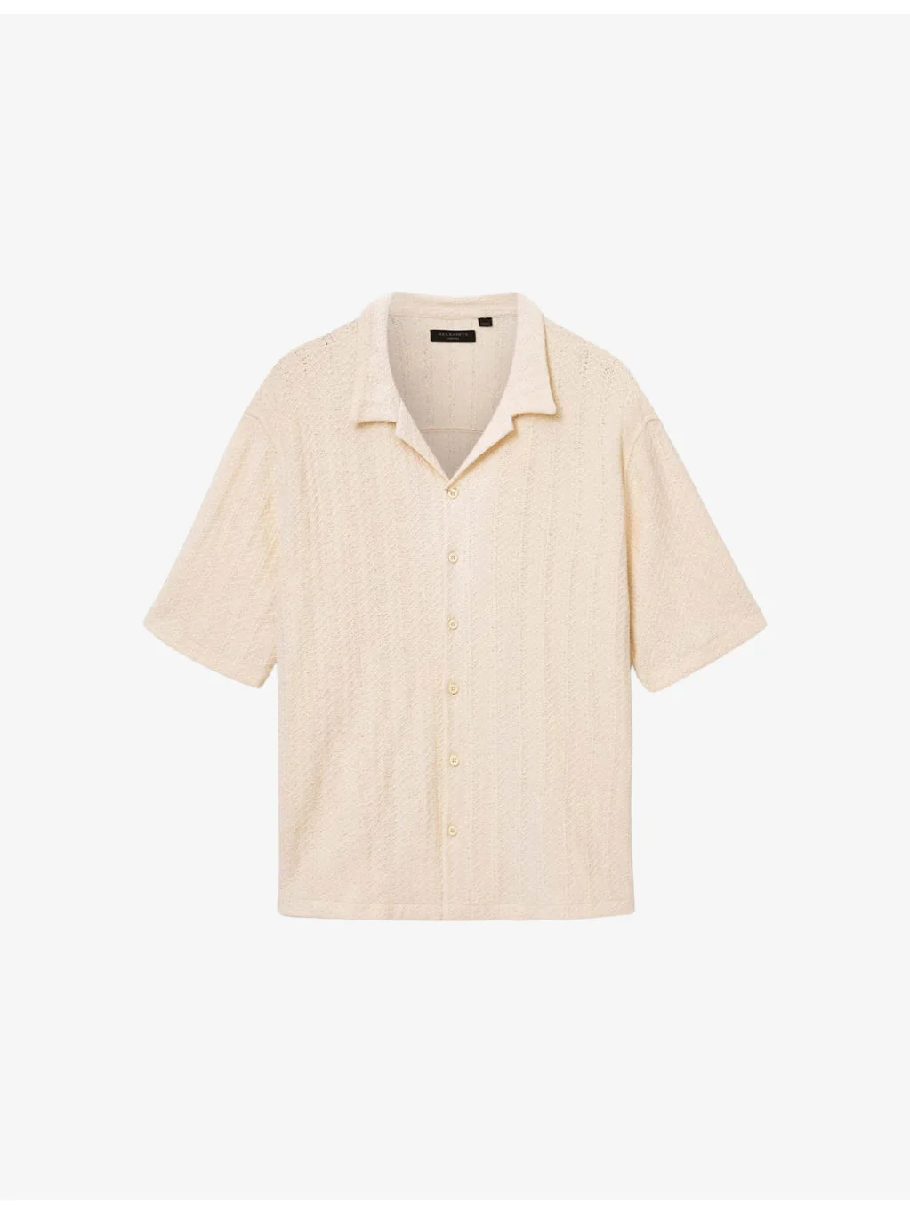 Trace Hawaiian-Collar Cotton Shirt - 1