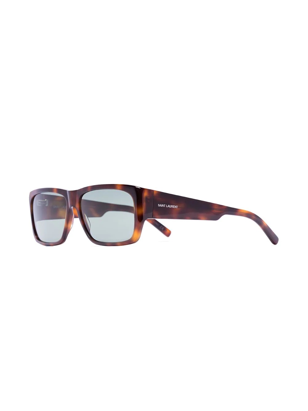 square-frame tortoiseshell-effect sunglasses - 2