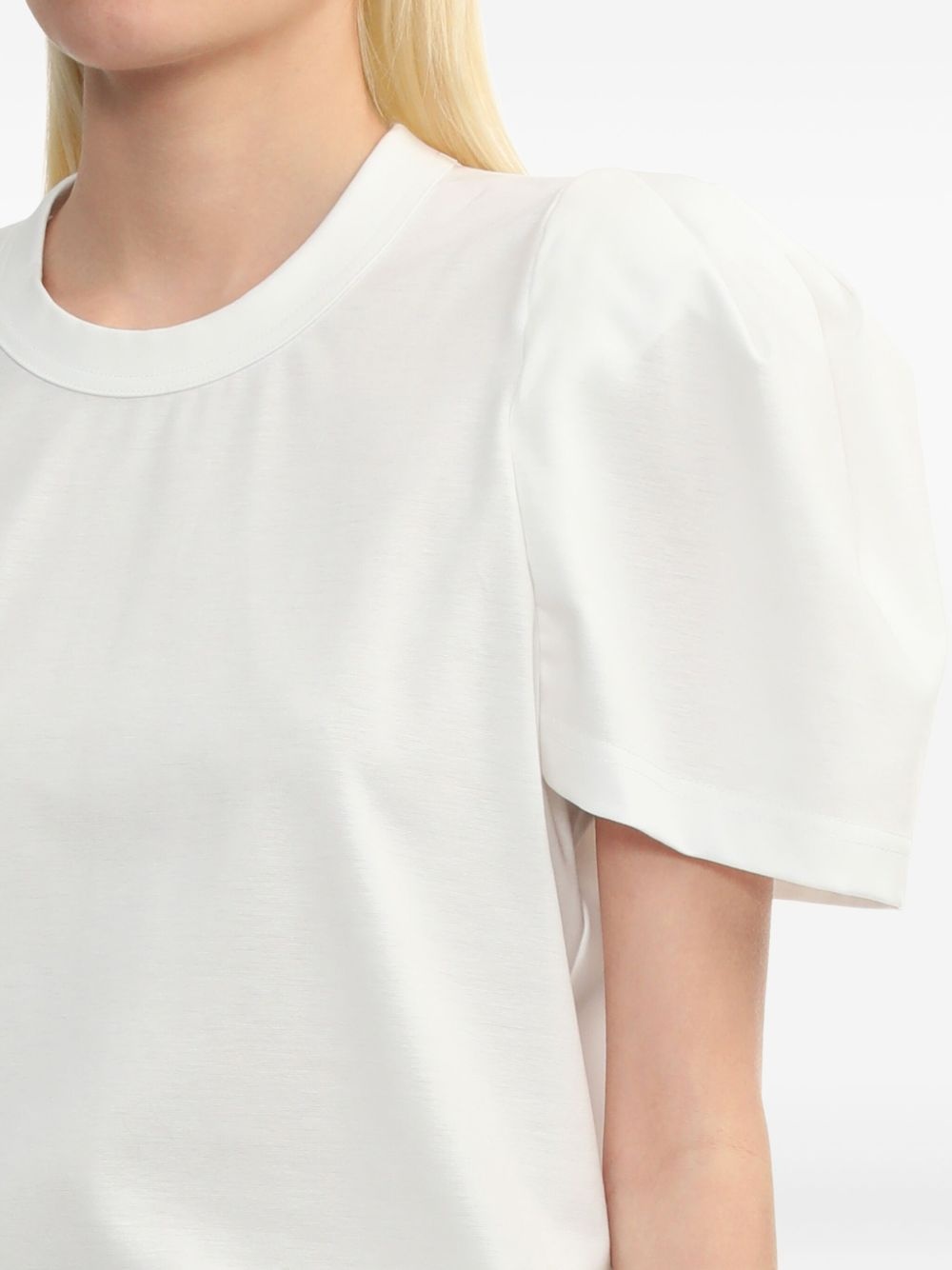 puff-sleeve T-shirt - 5
