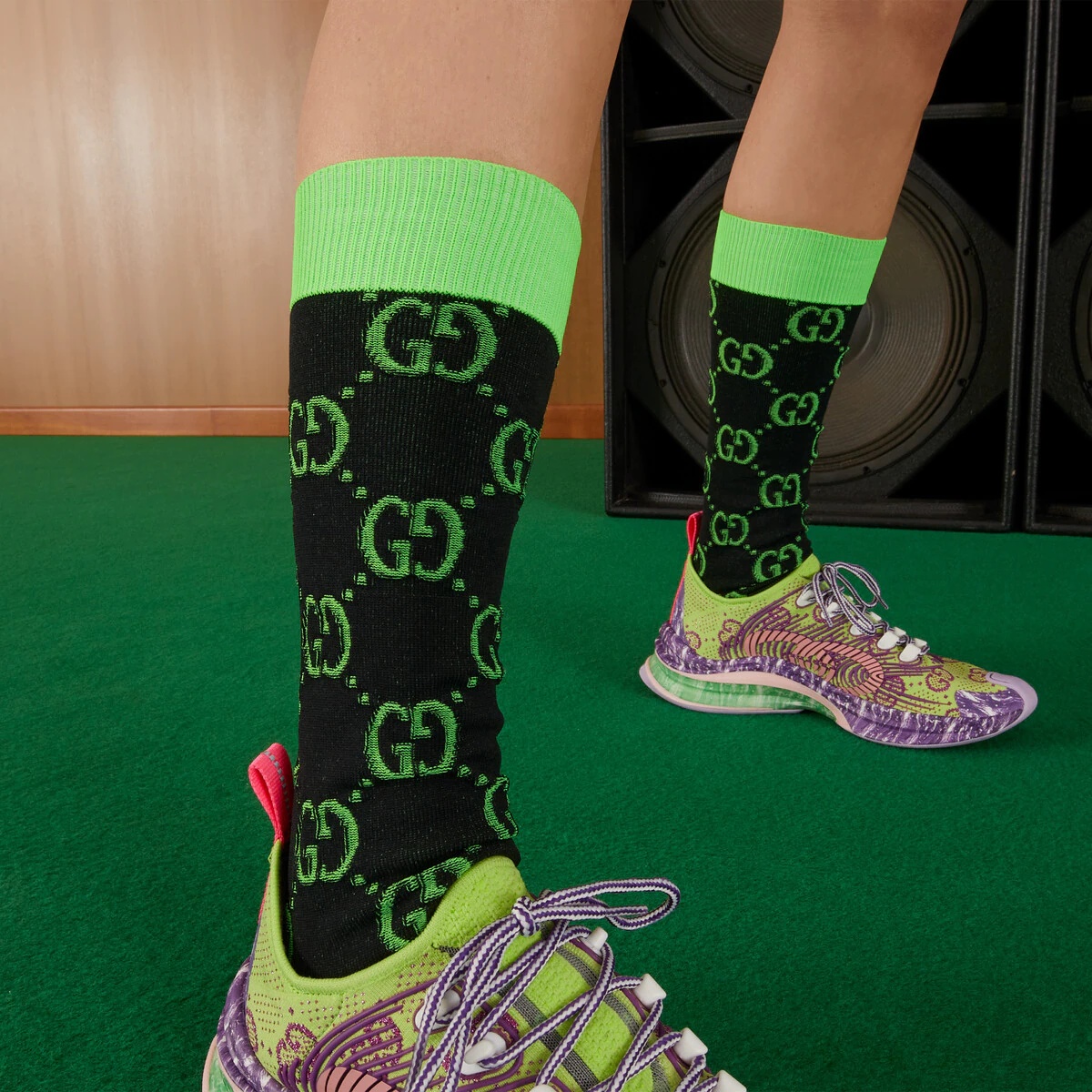 GG knit socks - 4