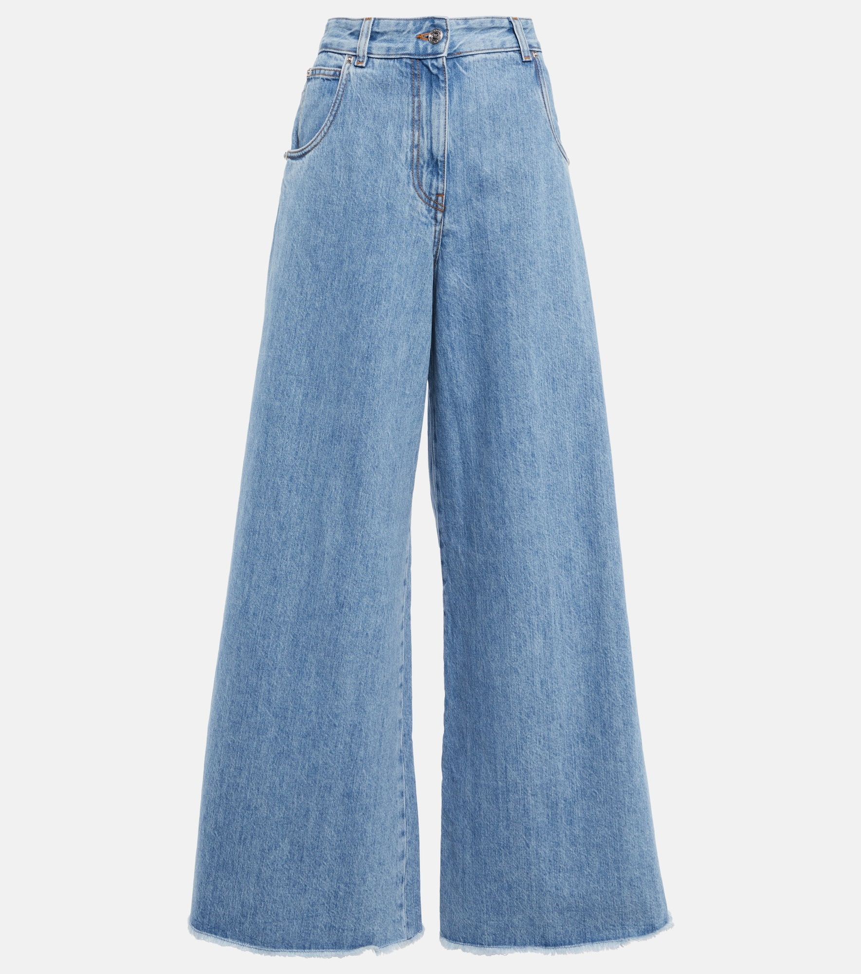 High-rise wide-leg jeans - 1