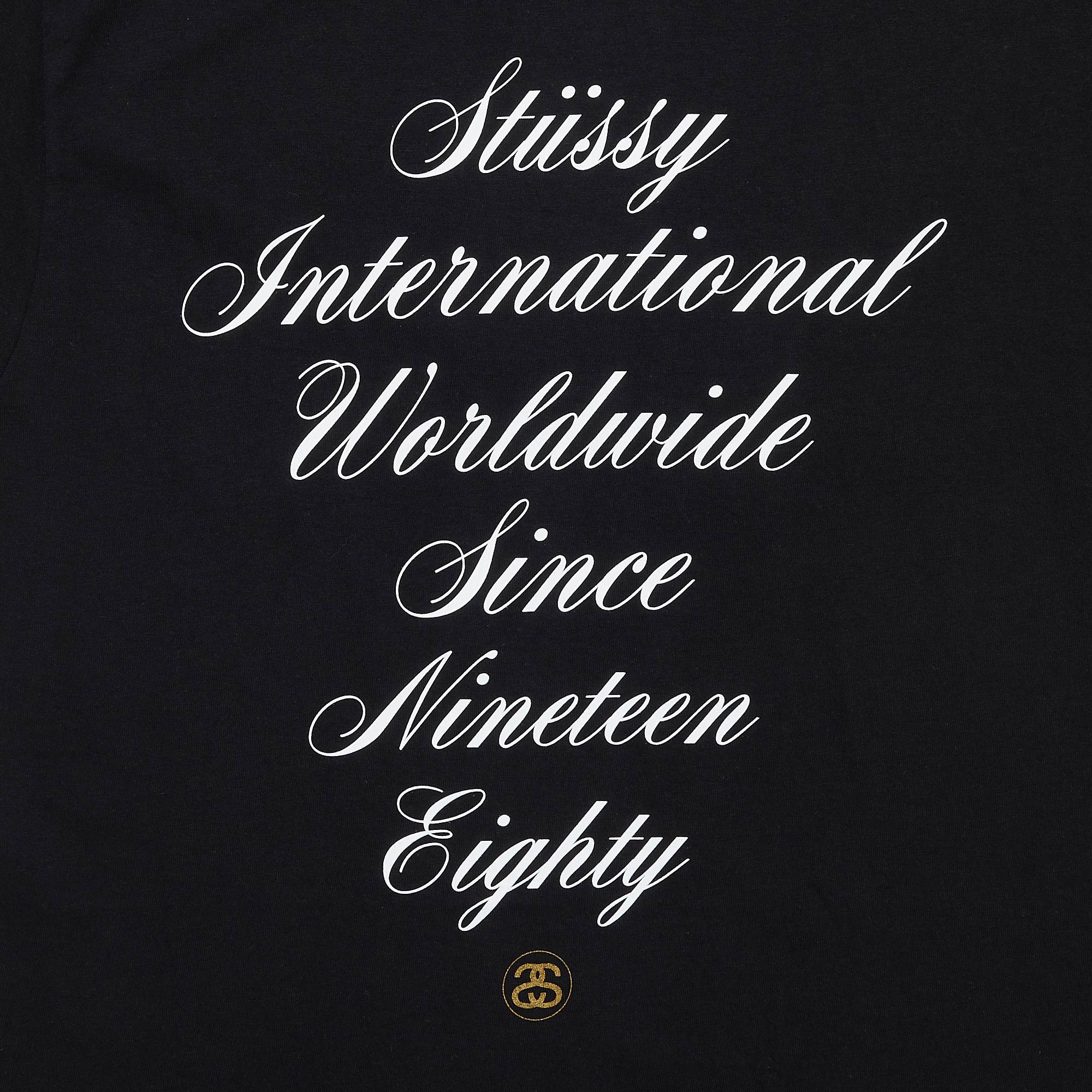 STUSSY Sport Script T-Shirt Blac Tシャツ Stüssy: Men's Sport Script T-Shirt (Black) | DSMNY E-SHOP
