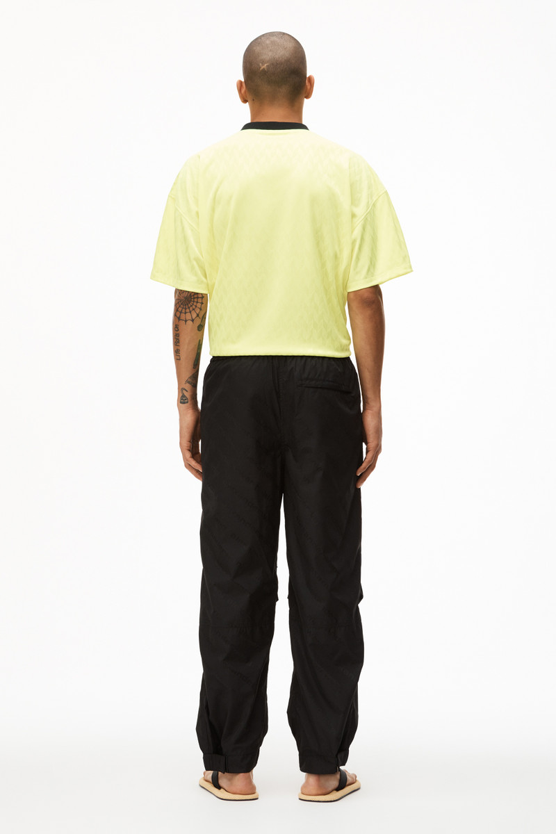 TRACK PANT IN LOGO JACQUARD NYLON 6