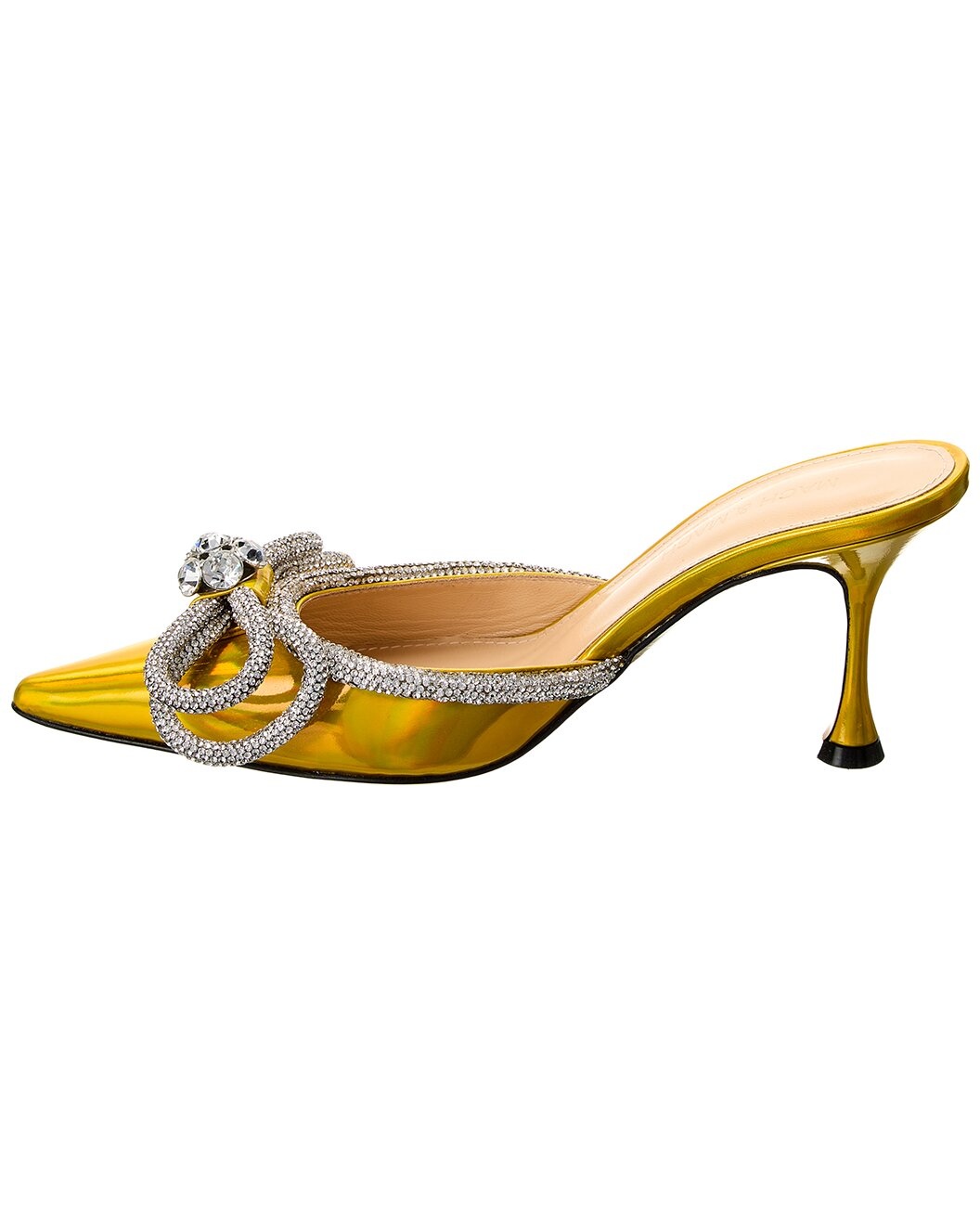 Mach & Mach Double Bow Leather Mule - 2