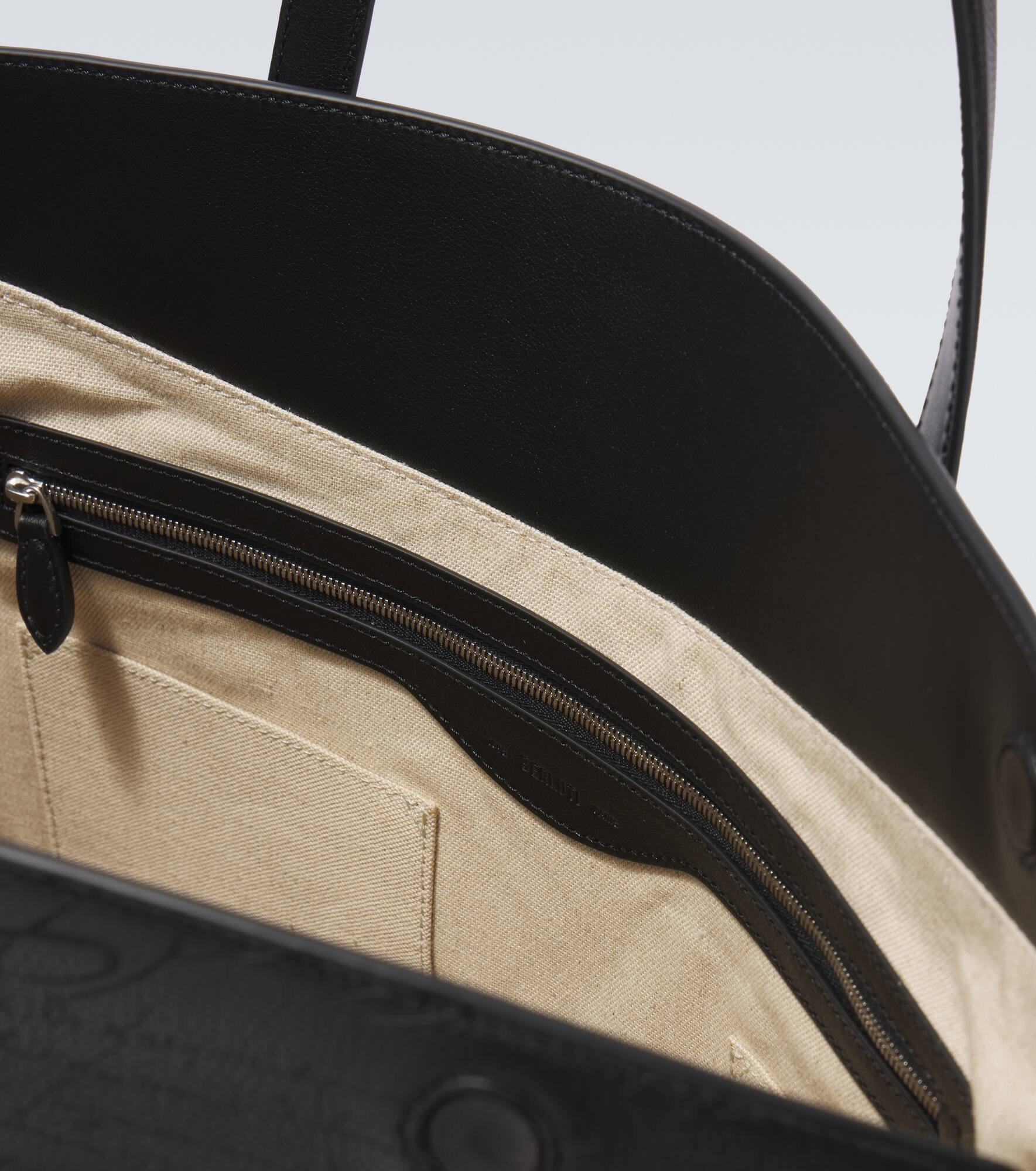 Late Hour Scritto leather tote bag - 4
