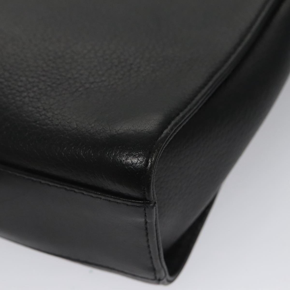 Burberry Shoulder Bag Leather Black - 15