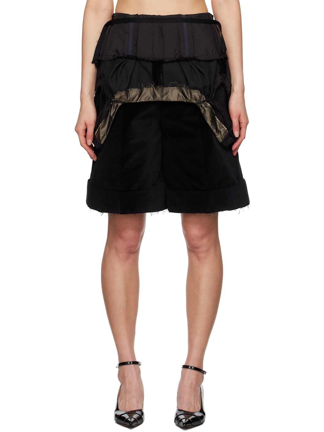 Black Multi-Wear Shorts - 1