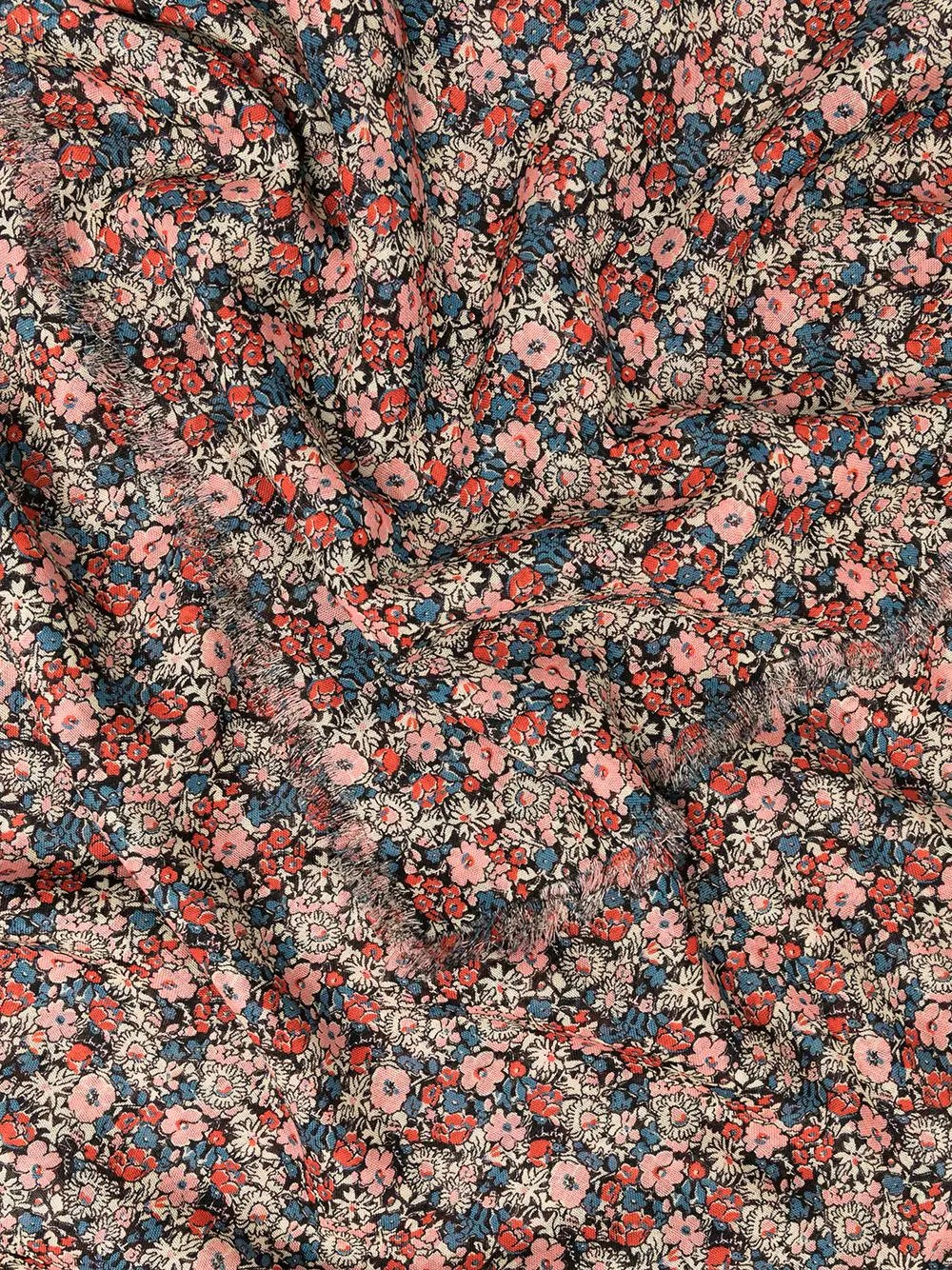 floral pattern scarf - 3