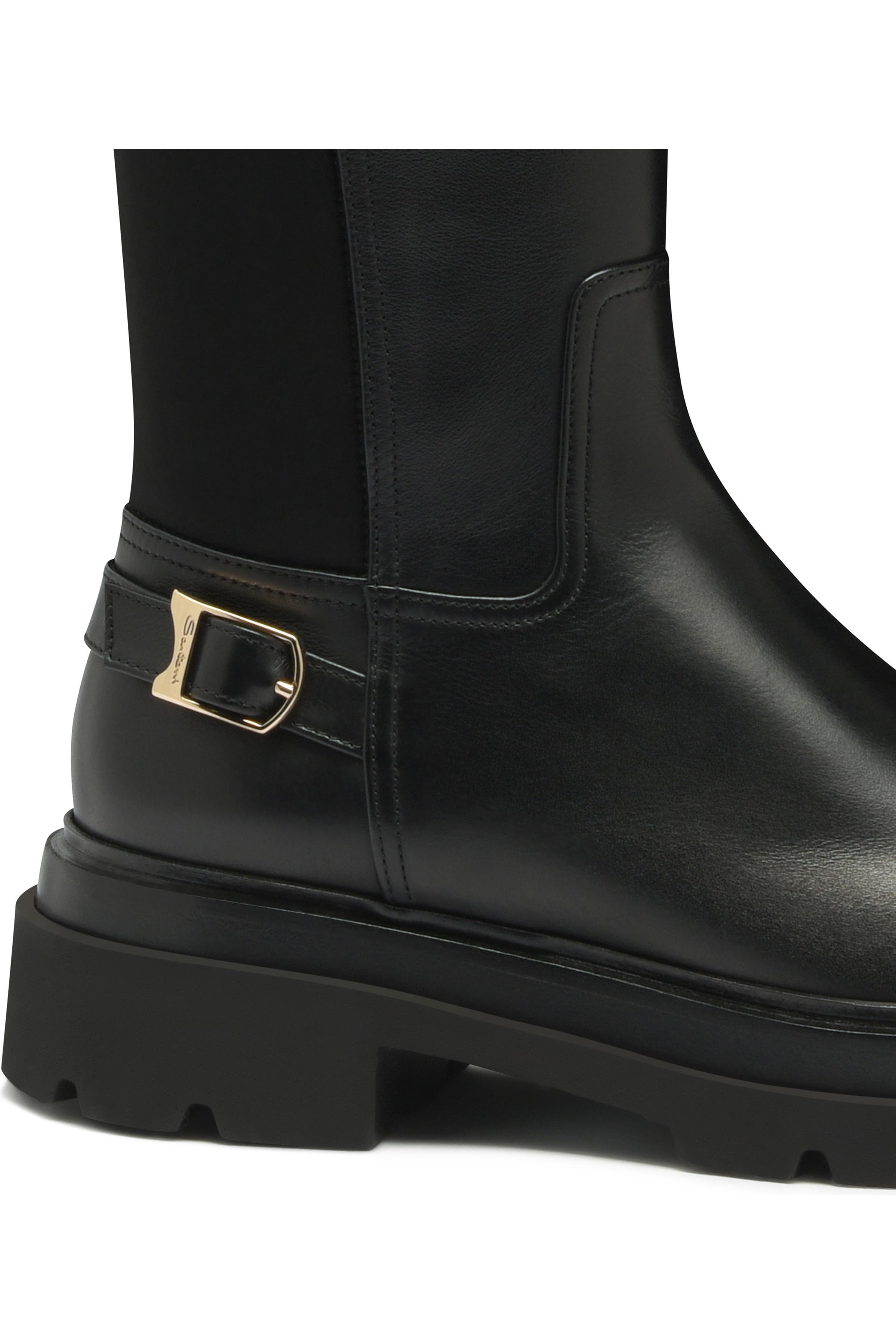 Santoni Women's Erin Black Lugsole Boot at Nordstrom - 5