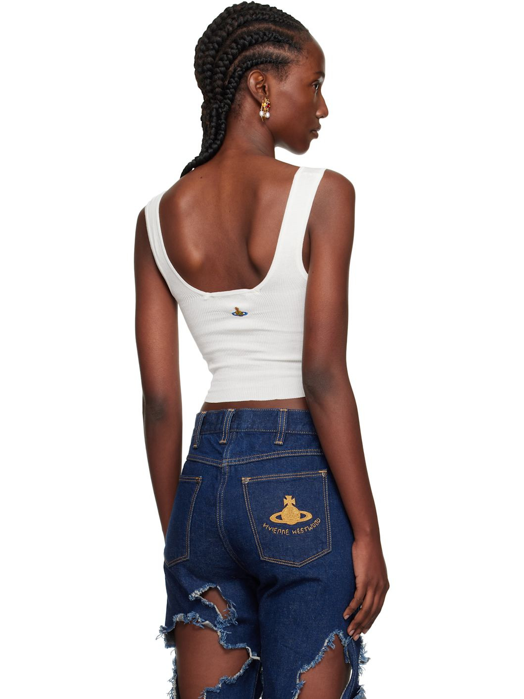 White Sole Bodice Top - 3