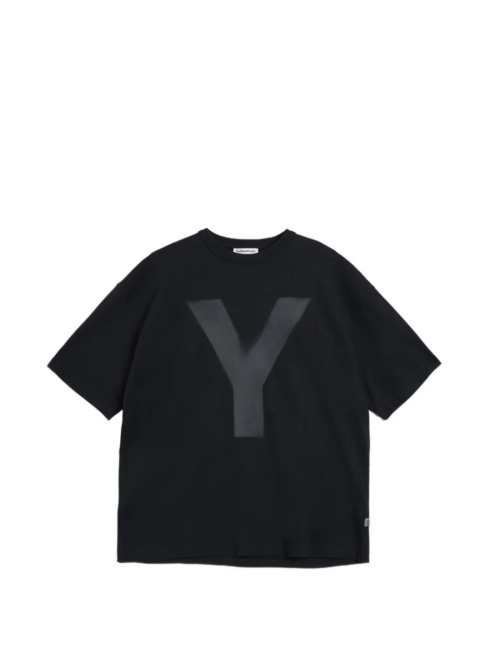 Triple Y print T-shirt - 1