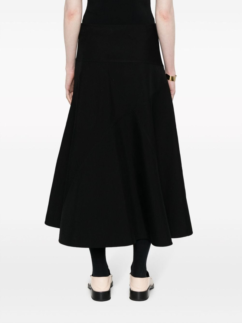 twill cotton-blend skirt 4