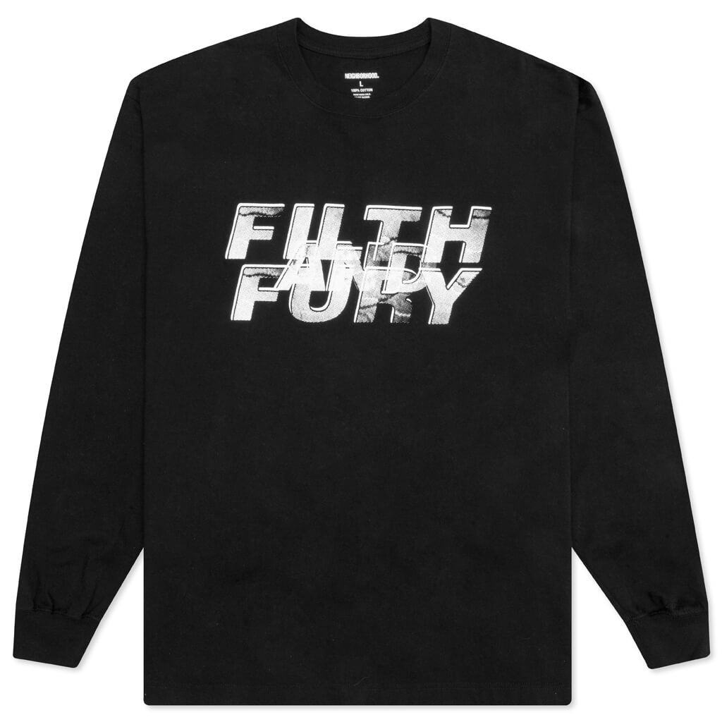 NEIGHBORHOOD NH-5 / C-TEE . LS - BLACK - 1