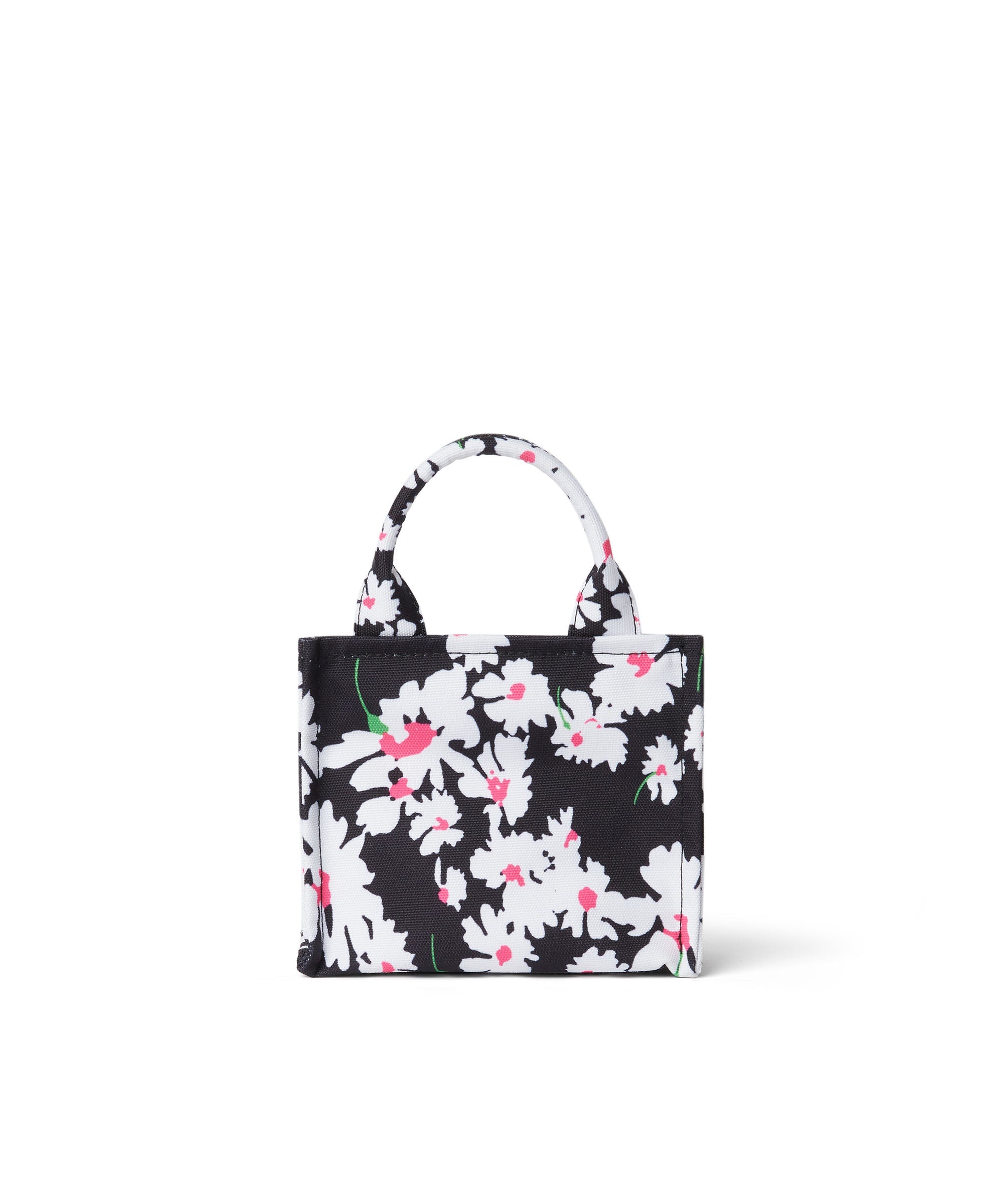 Mini canvas tote with "desert flower" print - 2