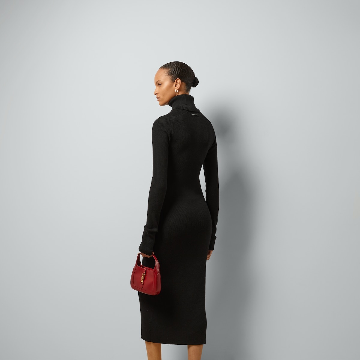 Rib fine wool dress - 6