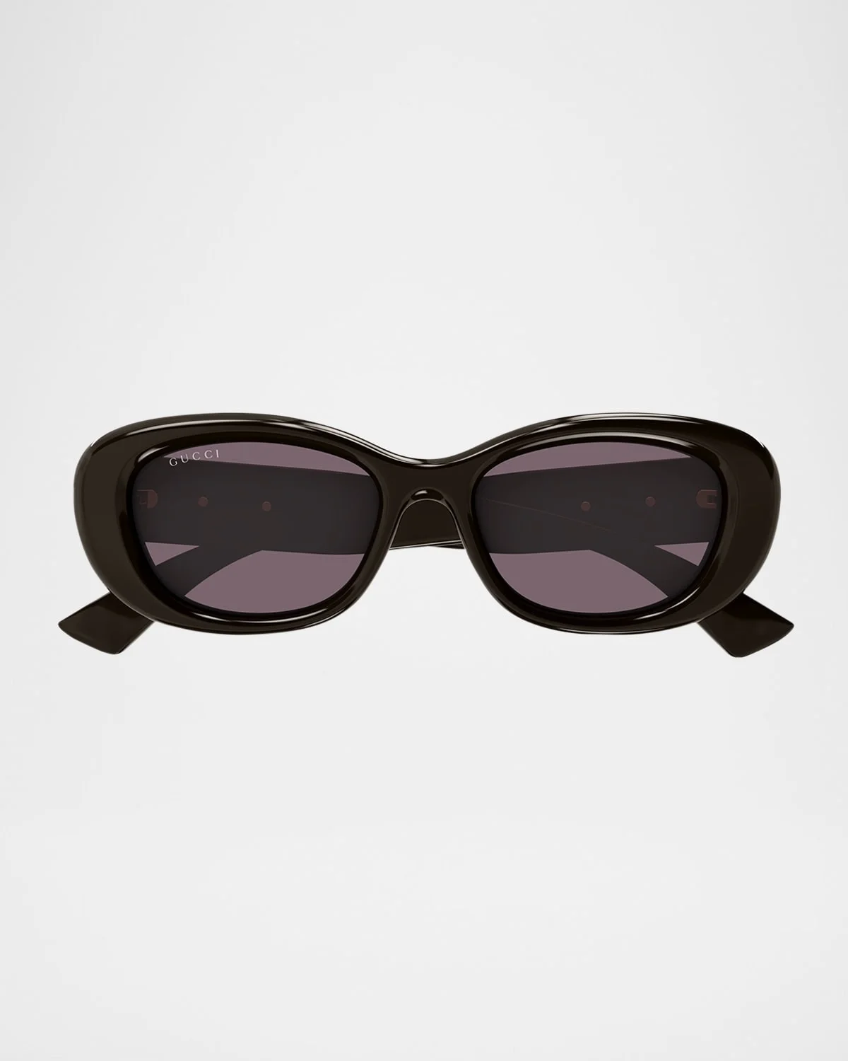 GG Logo Oval Plastic Sunglasses - 1