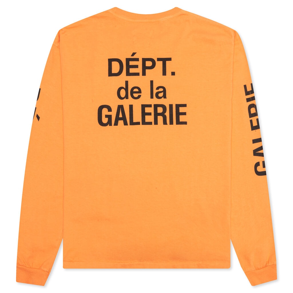 FRENCH COLLECTOR L/S TEE - ORANGE - 2