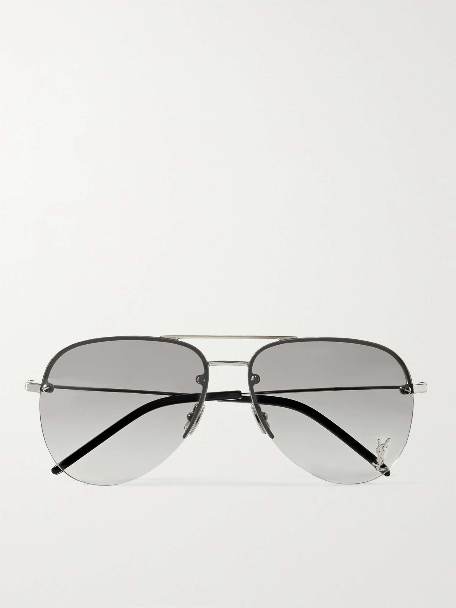 Rimless Aviator-Style Gold-Tone Sunglasses - 1