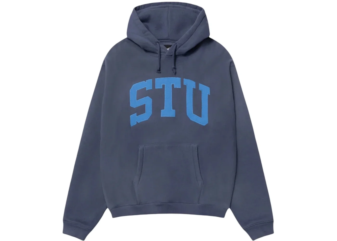 Stussy Stu Relaxed Hoodie Blue - 1
