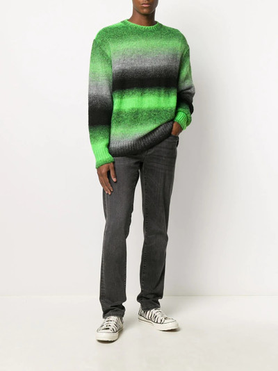 MSGM horizontal striped jumper outlook