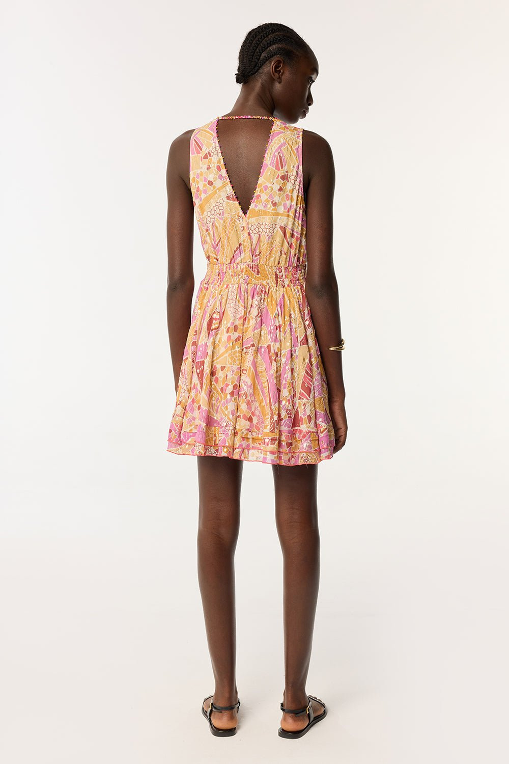 Mini Dress Bessie - Pink Mosaic - 3