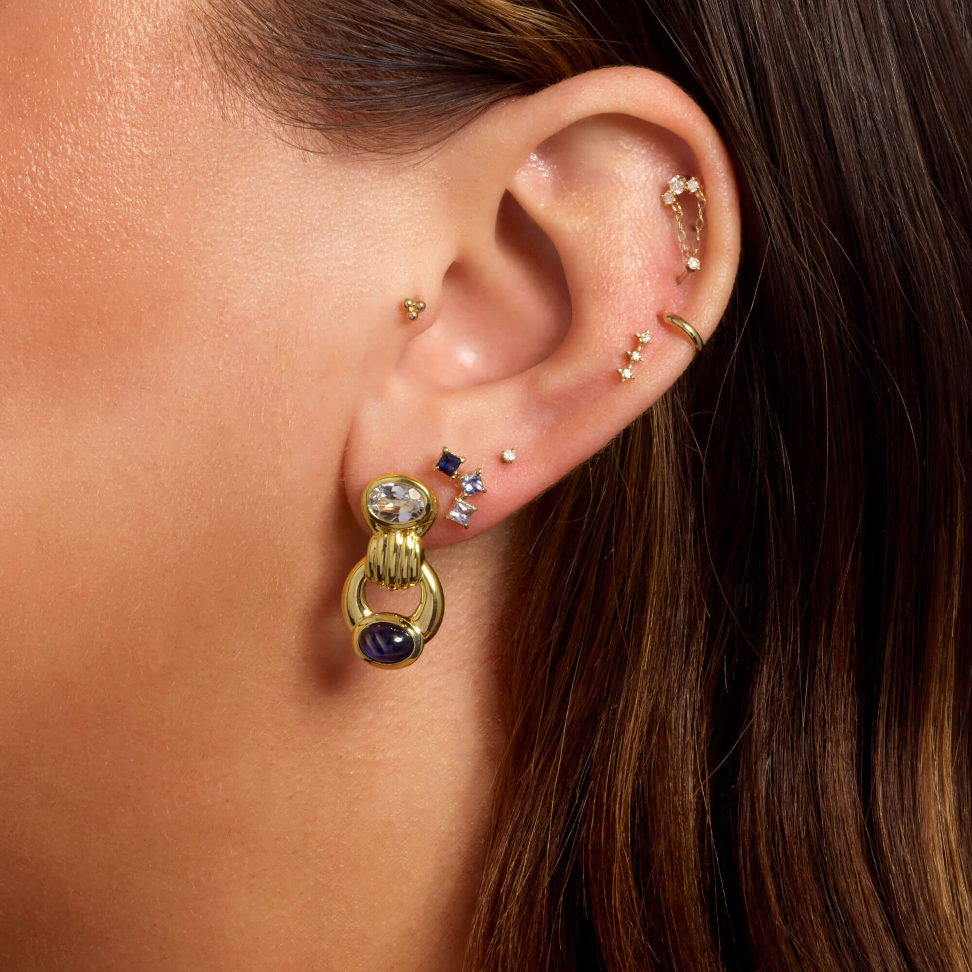 Le Bleu Bijoux Door Knocker Earrings - 6