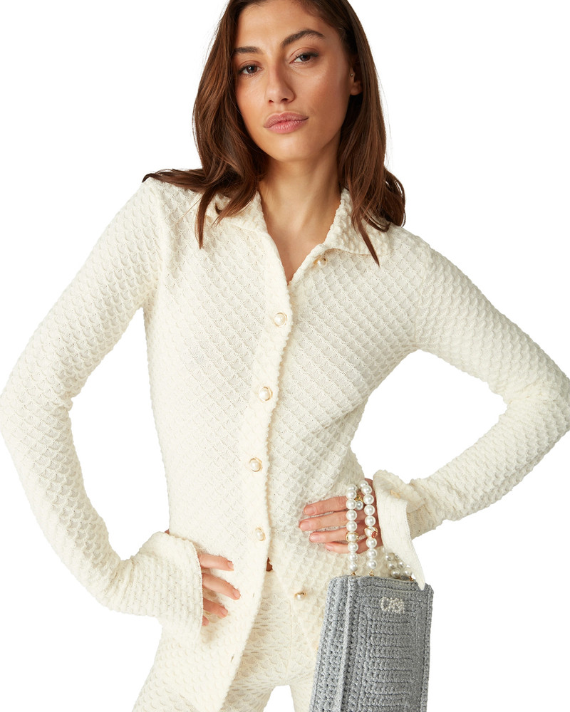Textured Knitted Shirt | Casablanca Paris 5