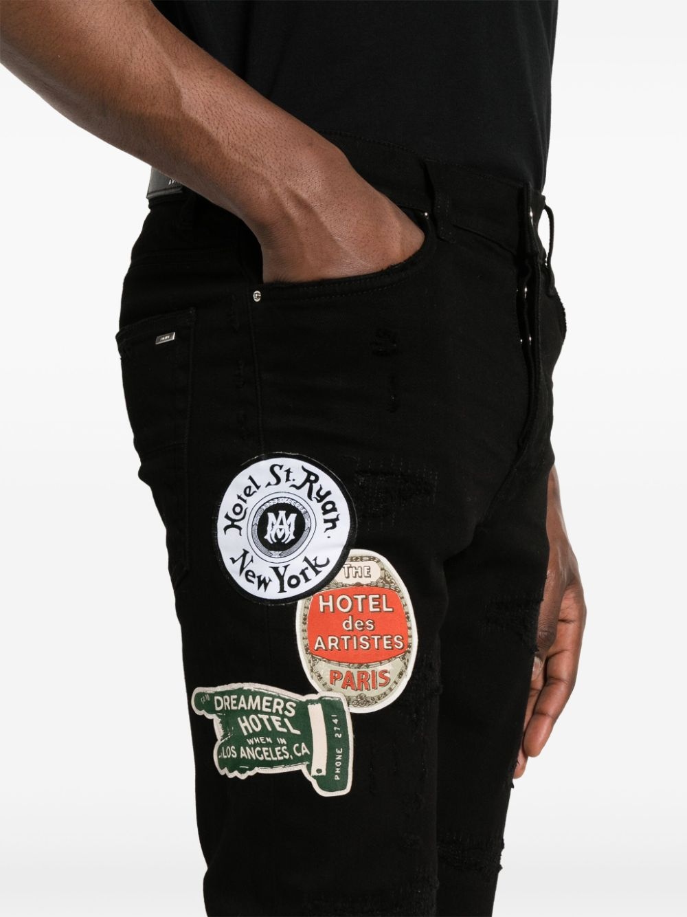 Travel Patch Repair skinny jeans - 5