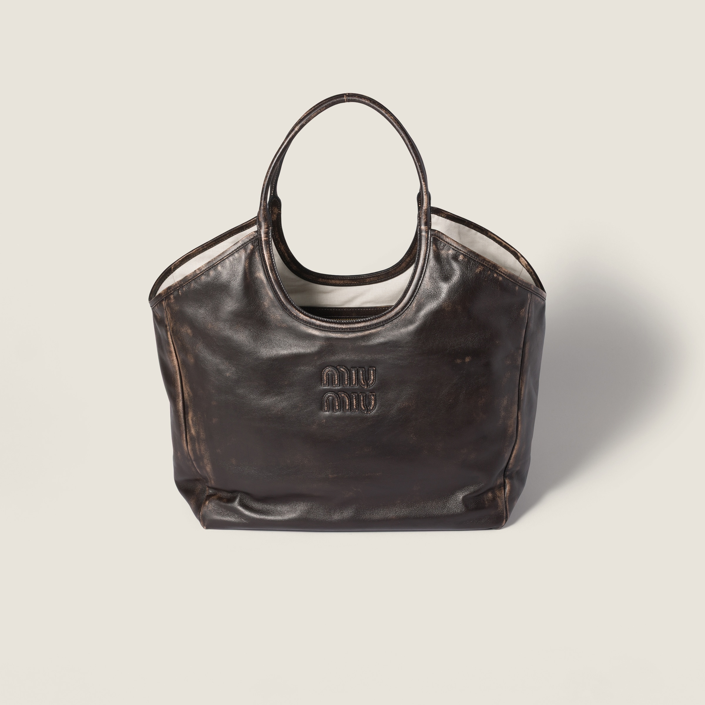 IVY leather tote bag - 1