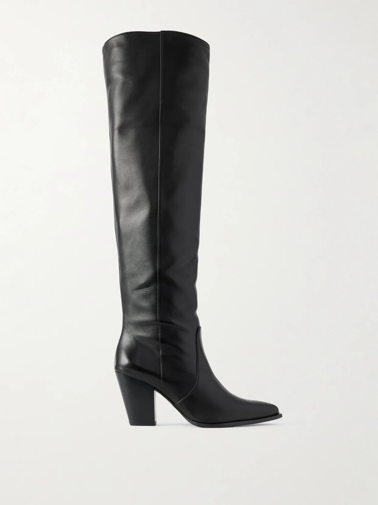 Jolene Leather Knee Boots - 1