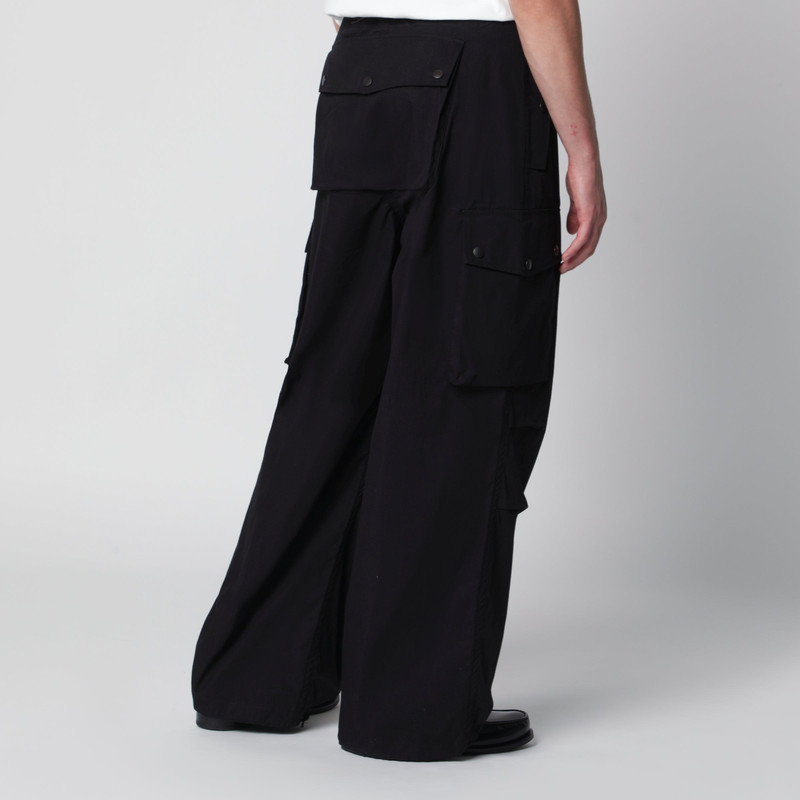 Field cargo pants in cotton-nylon Oxford black 4