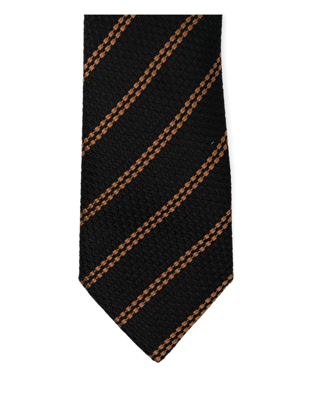 STRIPED SILK TIE - 3
