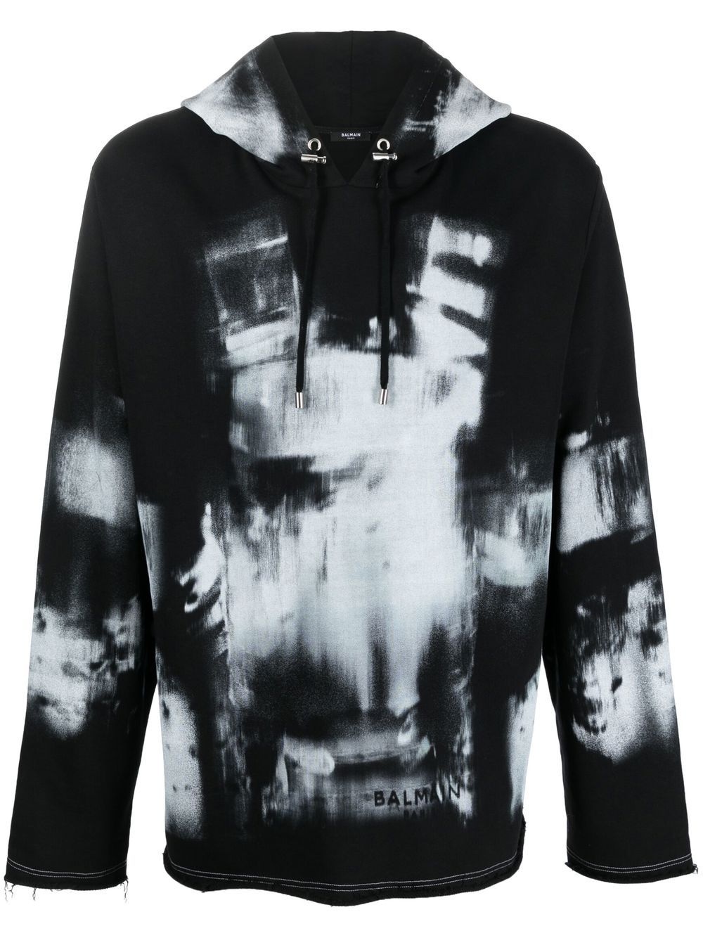 graphic X-ray print hoodie - 1