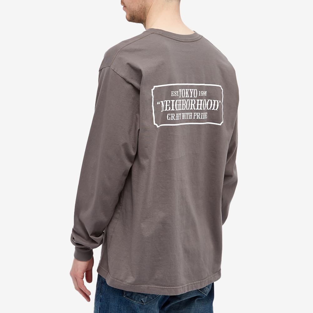 Neighborhood Long Sleeve Bar & Shield Tee - 5