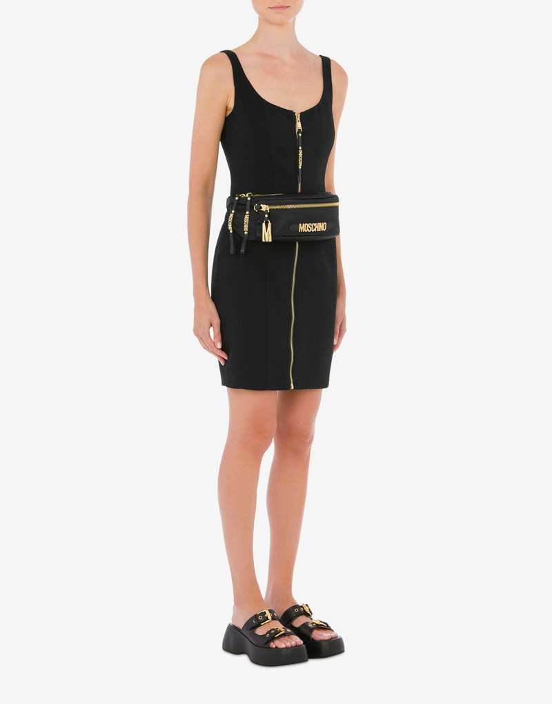 Moschino LETTERING LOGO NYLON BELT BAG outlook