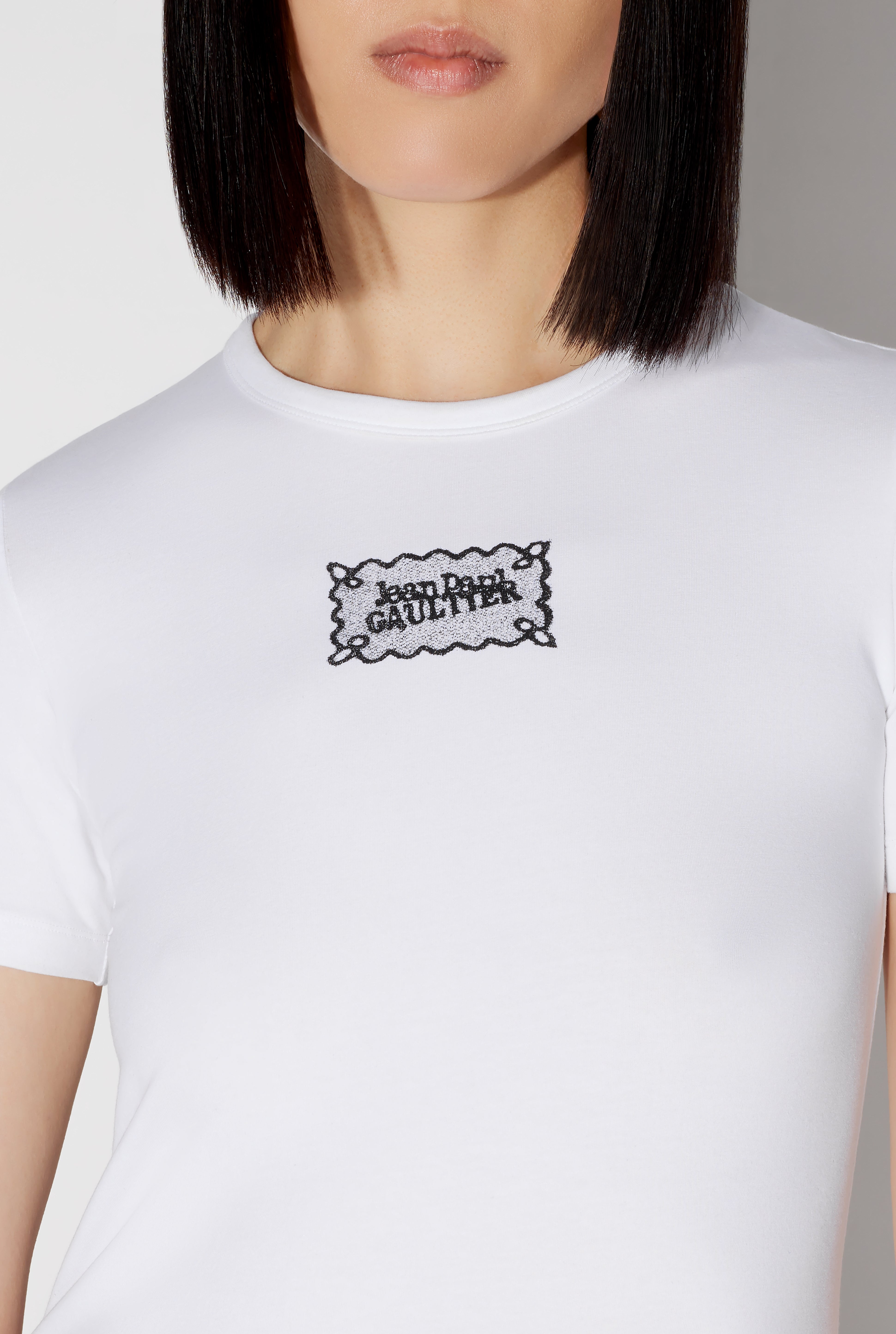 THE WHITE JEAN PAUL GAULTIER LABEL T-SHIRT - 4