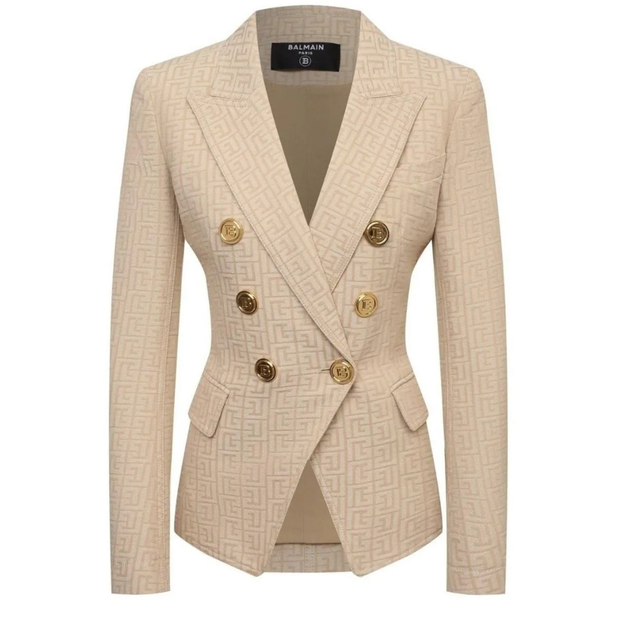 Monogram Jacquard Double Breasted Jacket - 1
