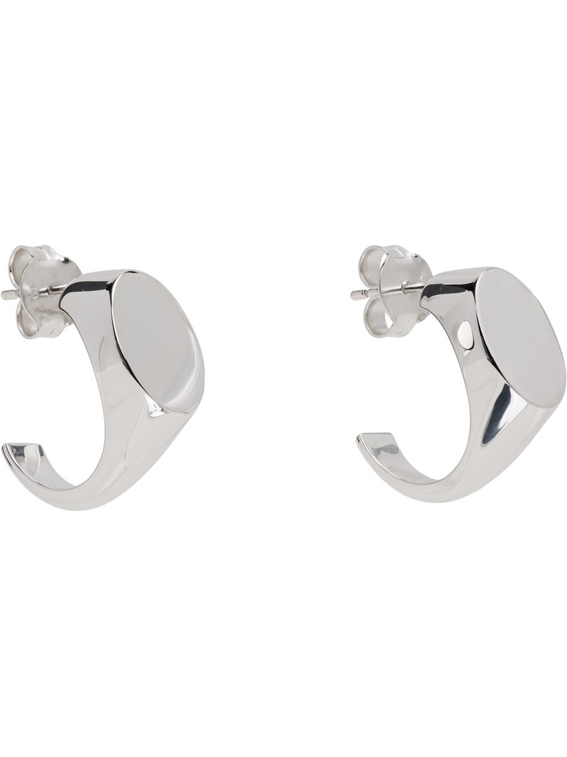 Maison Margiela Logo Reference Signet Earrings outlook