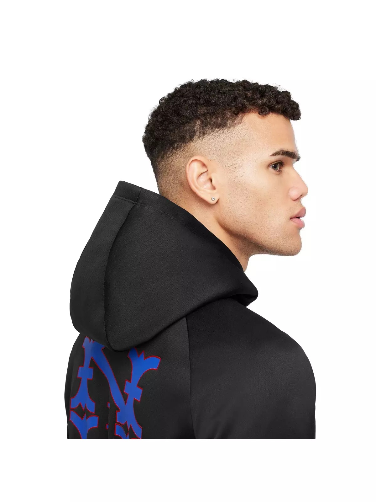 Men's Therma-FIT HD Pullover FH24 Baseball Hoodie -Black/Red - 10