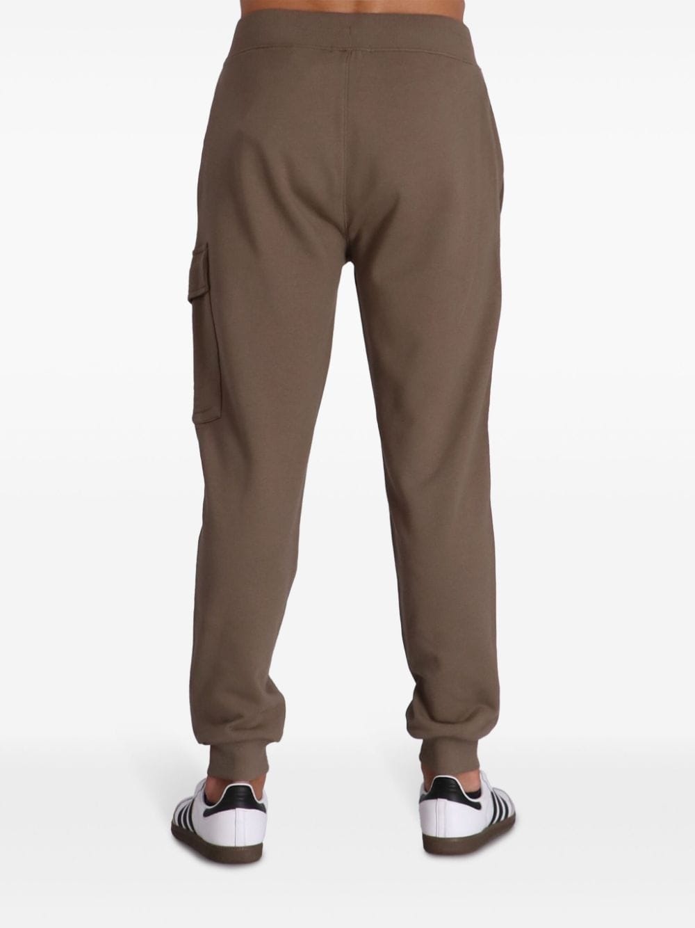 Diagonal cargo track pants - 4