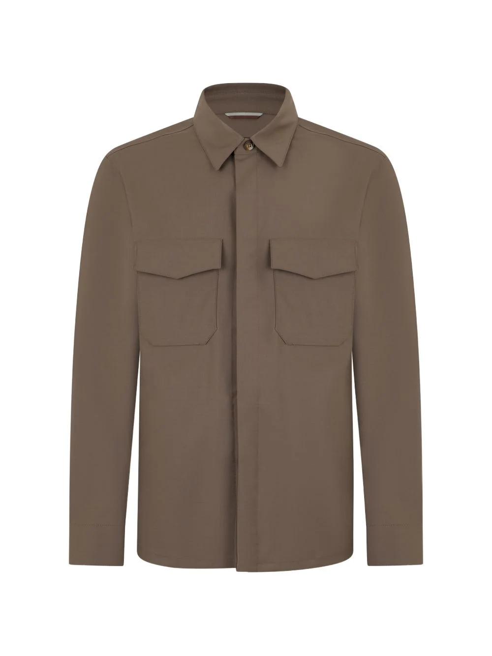 chest-pocket shirt jacket - 1