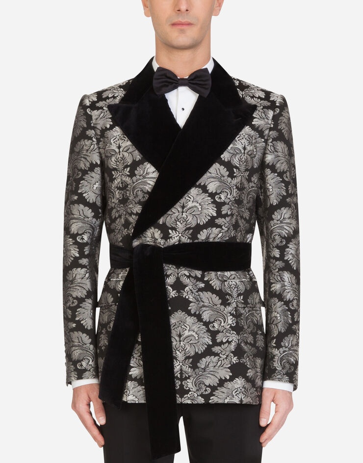 Jacquard Martini-fit tuxedo jacket - 1