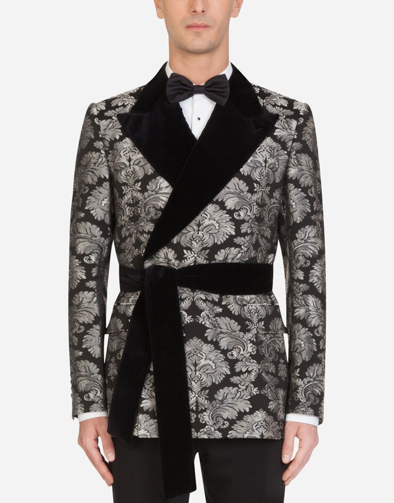 Jacquard Martini-fit tuxedo 재킷 1