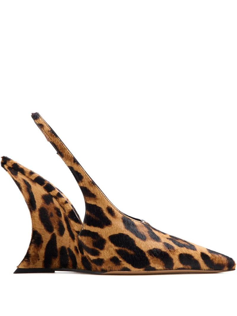 105mm Nina leopard-print pumps 1