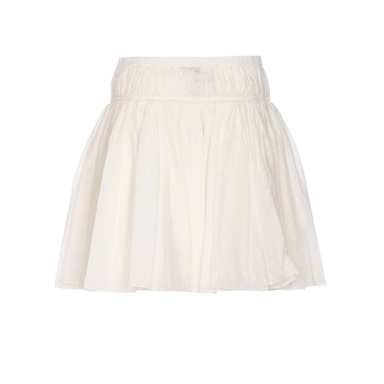 Alaia Women Linen And Cotton Skirt - 2